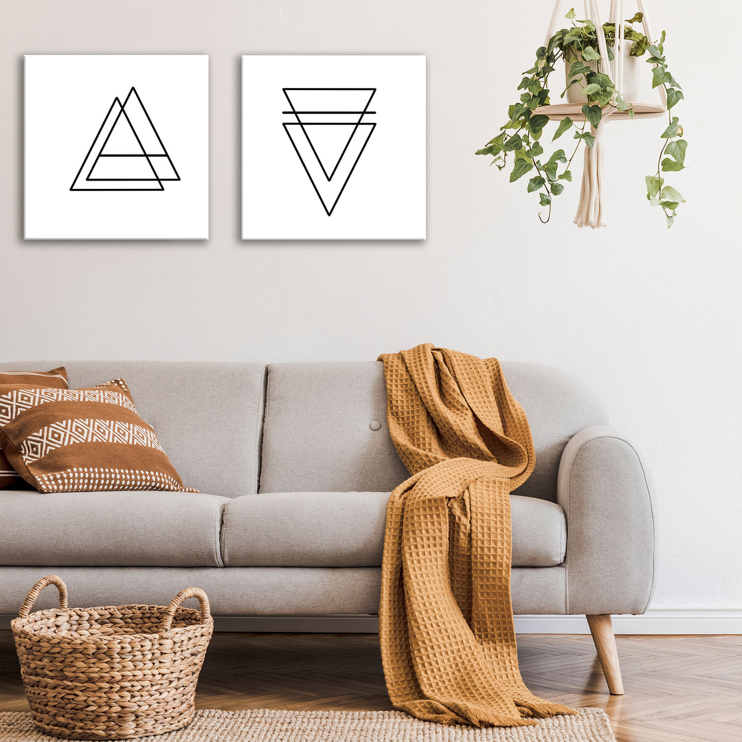 Ink.Letter.Love XIII & XIV' Canvas Wall Art Set by Corey Morrow