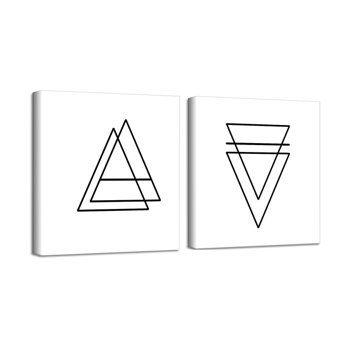 Ink.Letter.Love XV & XVI' Canvas Wall Art Set by Corey Morrow