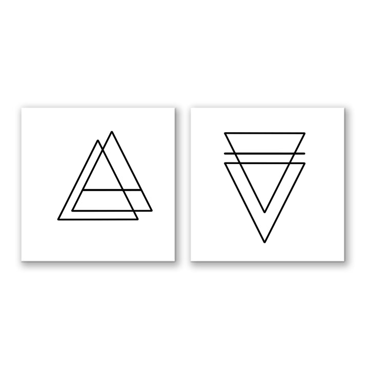 Ink.Letter.Love XV & XVI' Canvas Wall Art Set by Corey Morrow