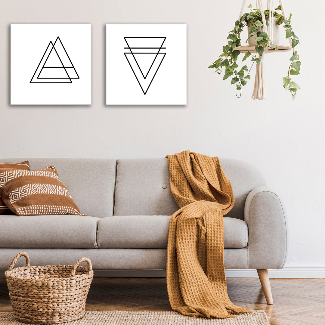 Ink.Letter.Love XV & XVI' Canvas Wall Art Set by Corey Morrow