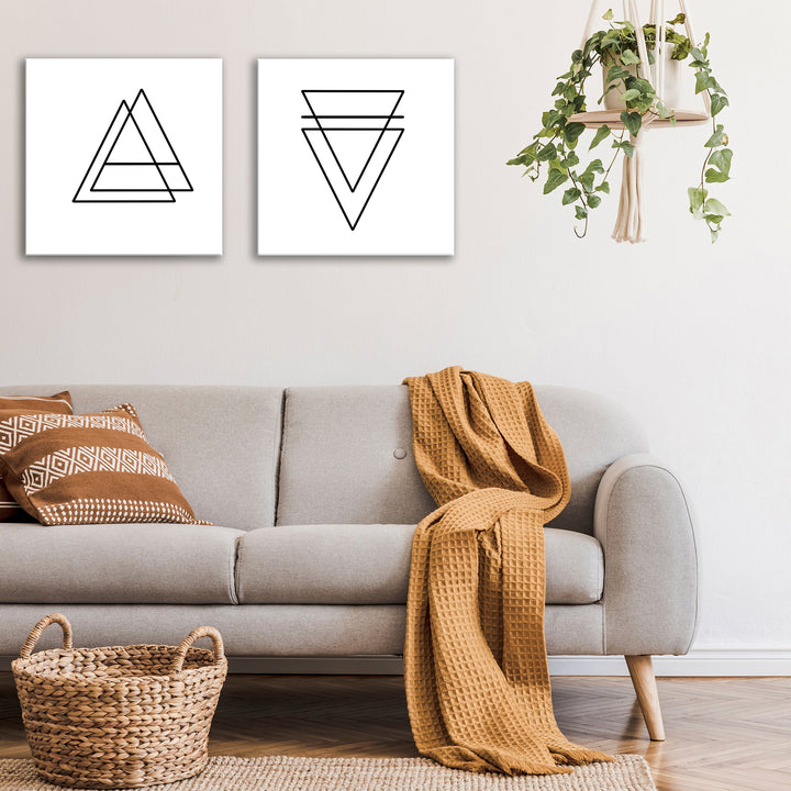 Ink.Letter.Love XV & XVI' Canvas Wall Art Set by Corey Morrow