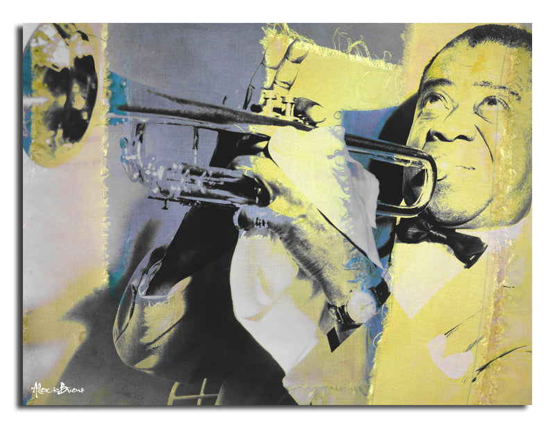 The Color of Jazz XVI' Wrapped Canvas Wall Art