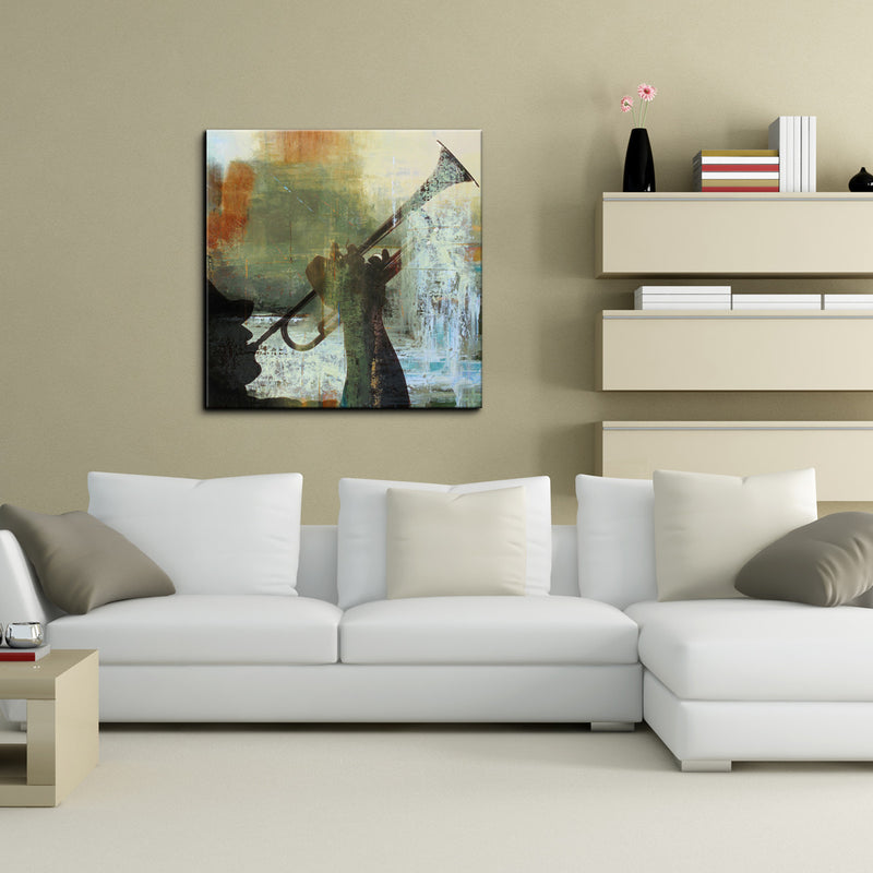 Trumpet' Wrapped Canvas Wall Art