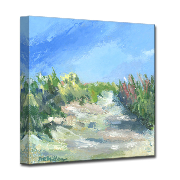 'Seagrass Walk' Wrapped Canvas Wall Art