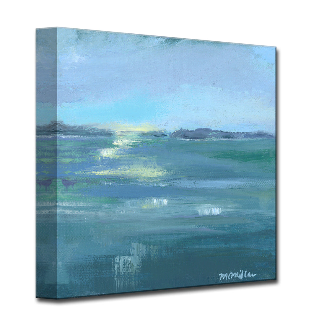 'Dusk on the Water' Wrapped Canvas Wall Art
