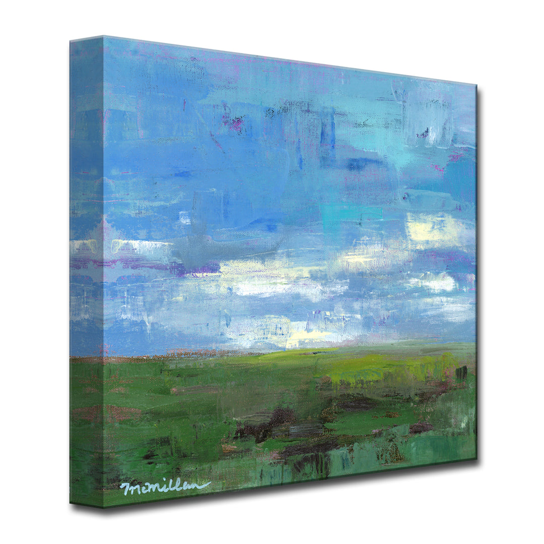 'Green Pastures' Wrapped Canvas Wall Art