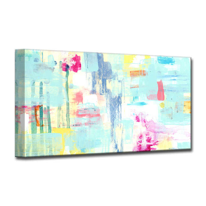 'Multi Color Pattern' Wrapped Canvas Wall Art