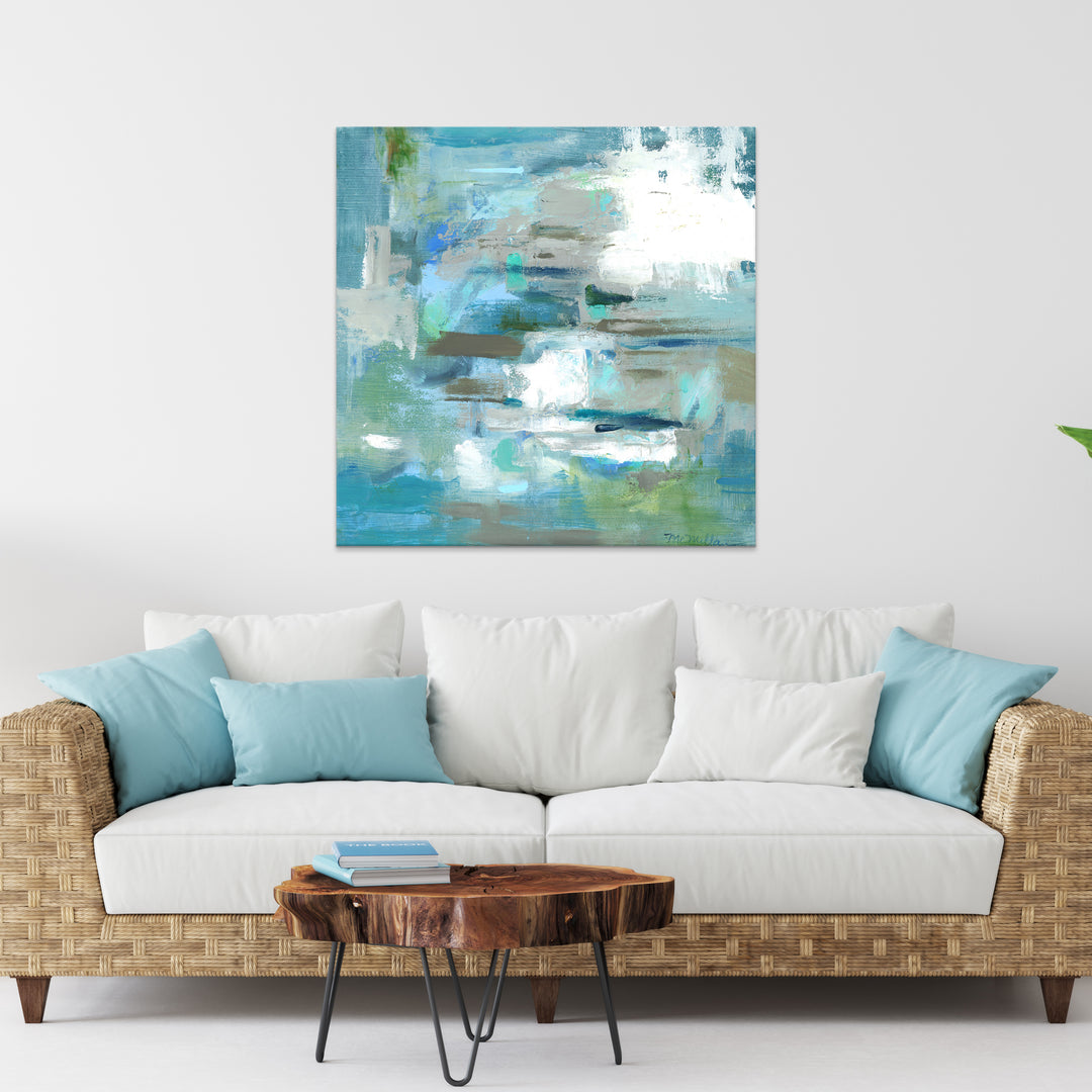 'Tranquil Colors' Wrapped Canvas Wall Art