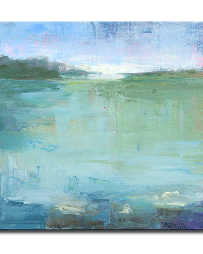 'Watery' Wrapped Canvas Wall Art