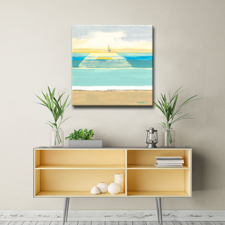 'Day of Sailing' Wrapped Canvas Wall Art