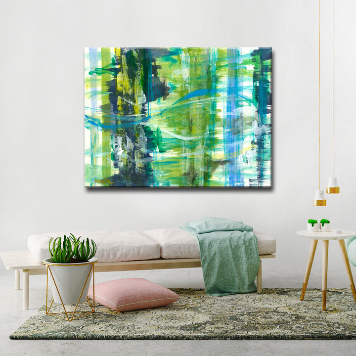 'Calming Chaos' Wrapped Canvas Wall Art