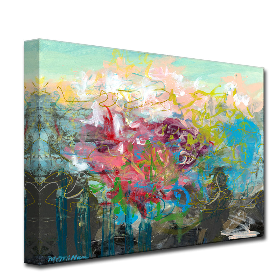 'Day of Excitement' Wrapped Canvas Wall Art