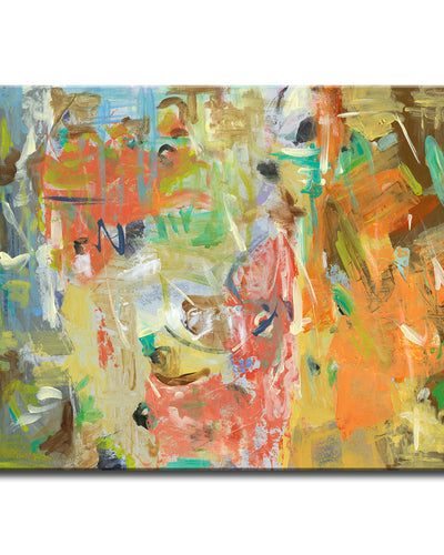 'Life in Color' Wrapped Canvas Wall Art