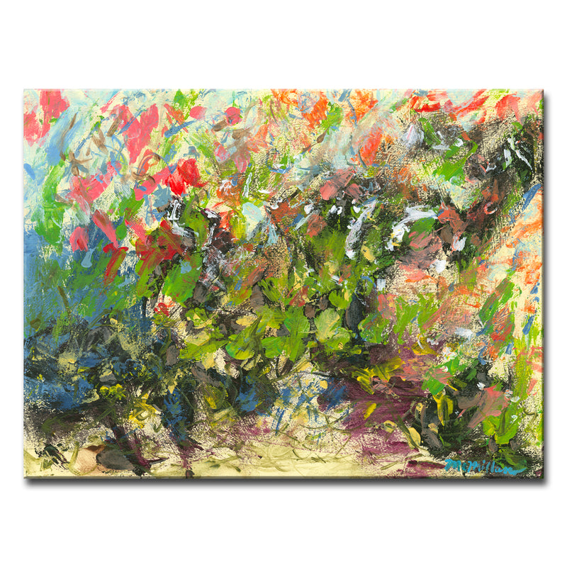 'My Garden' Wrapped Canvas Wall Art