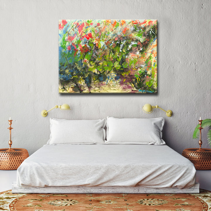 'My Garden' Wrapped Canvas Wall Art