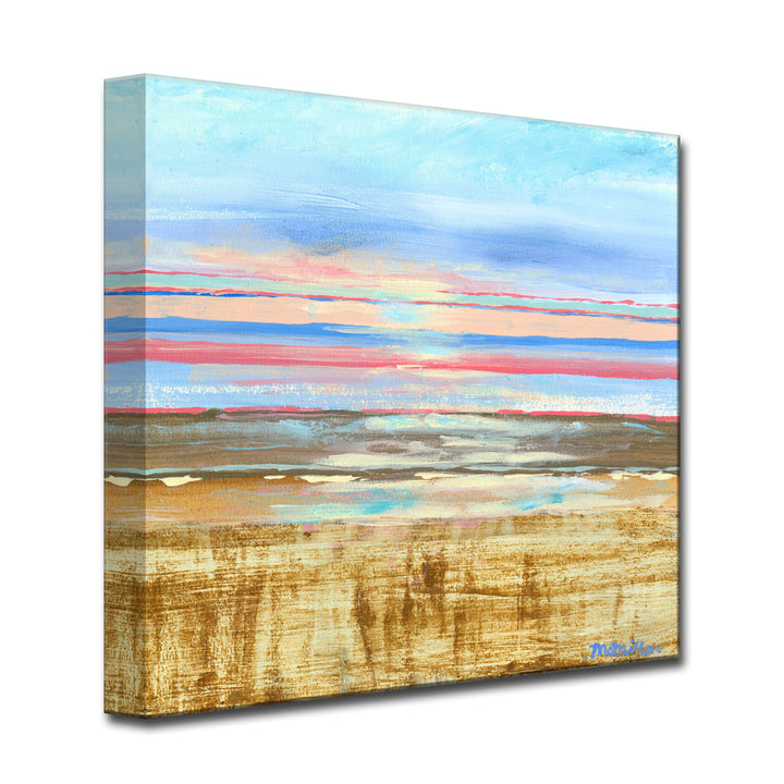'Red Horizon' Wrapped Canvas Wall Art