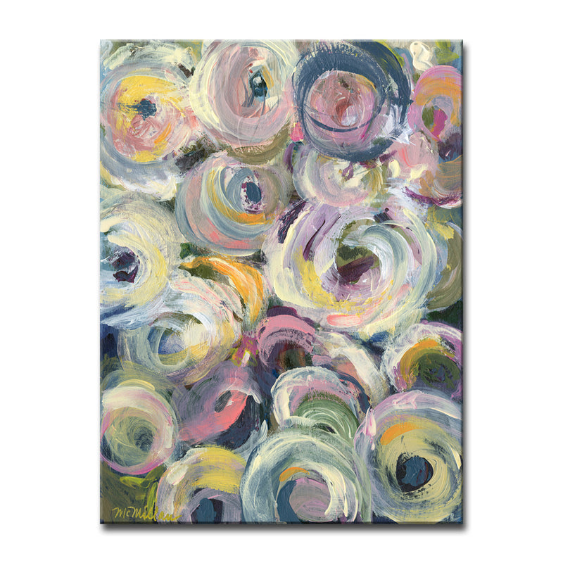 'Spring Flowers' Wrapped Canvas Wall Art