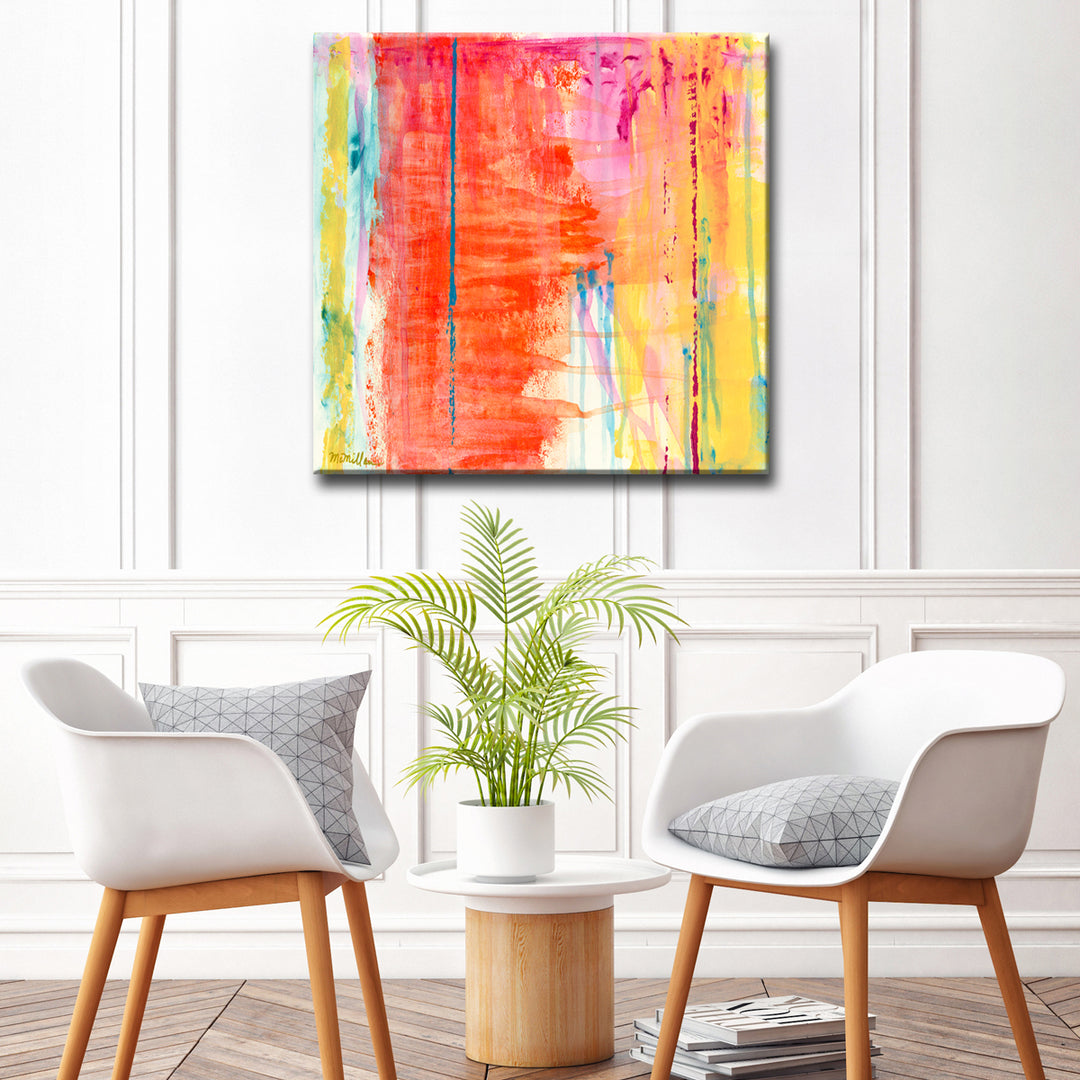 'Translucent Color' Wrapped Canvas Wall Art