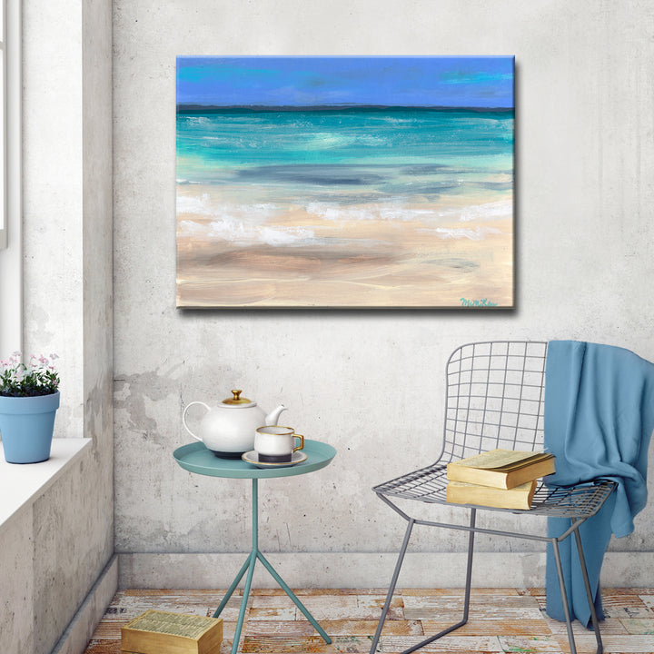 'Wateryview' Wrapped Canvas Wall Art