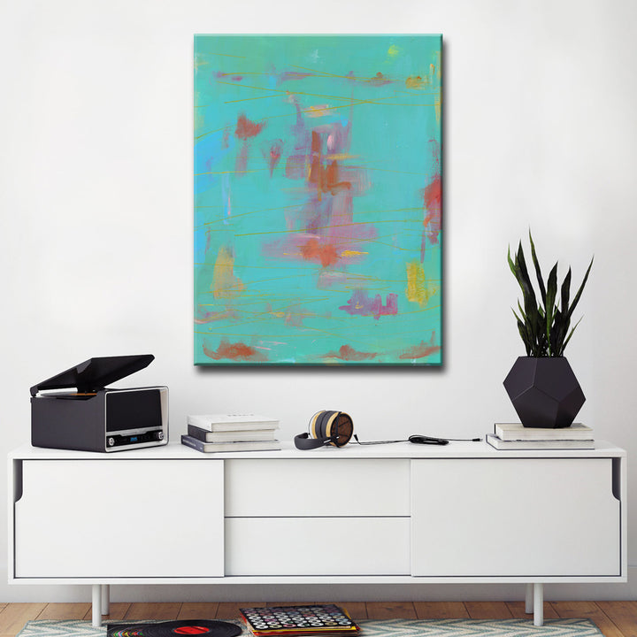 'Compatible II' Wrapped Canvas Wall Art