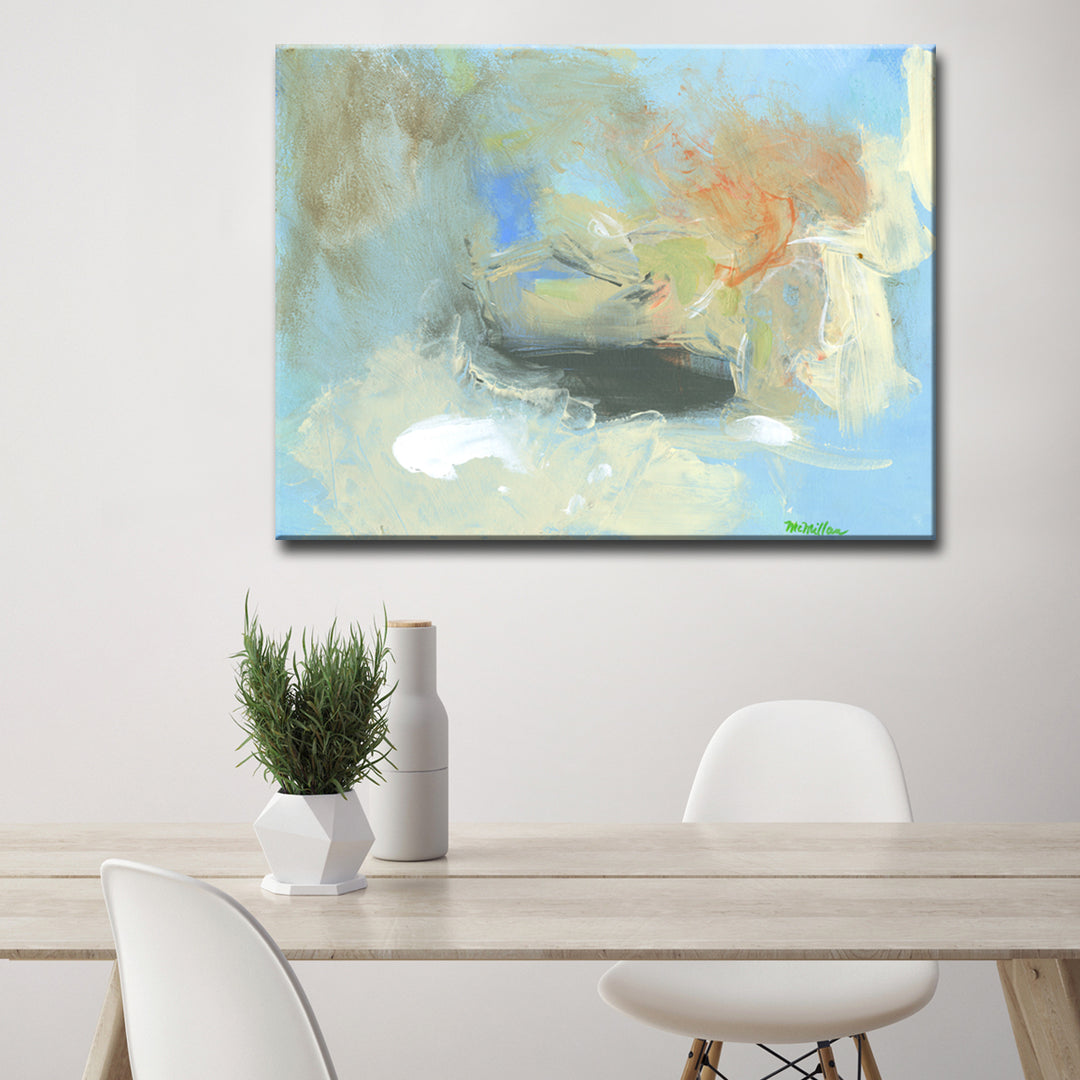 'Mists of Color' Wrapped Canvas Wall Art