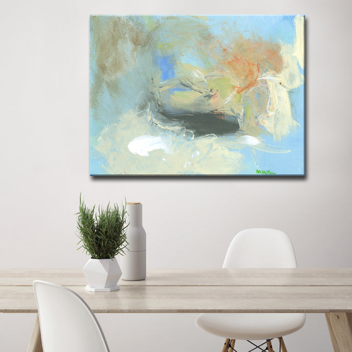 'Mists of Color' Wrapped Canvas Wall Art