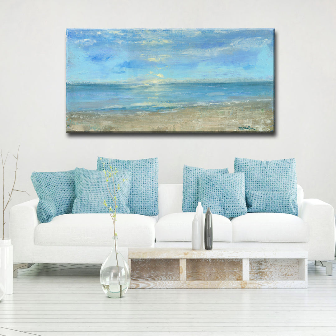 'Morning View' Wrapped Canvas Wall Art