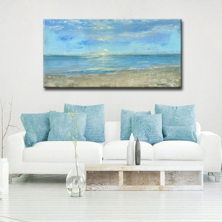 'Morning View' Wrapped Canvas Wall Art