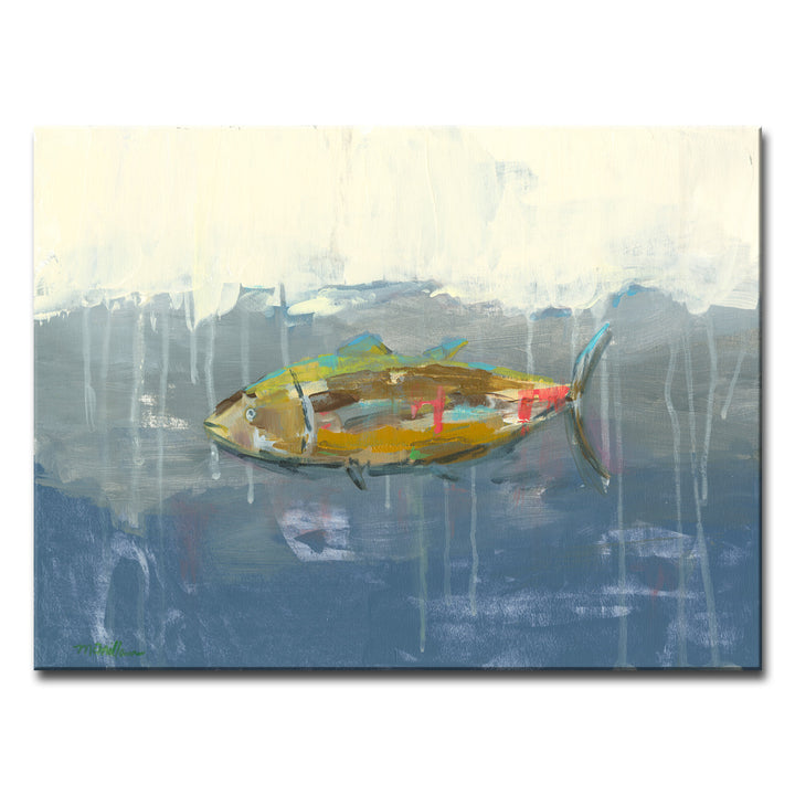 'Tuna in Water' Wrapped Canvas Wall Art