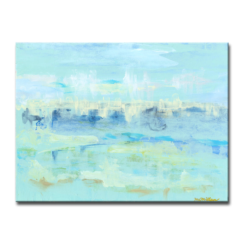 'Water Hints' Wrapped Canvas Wall Art