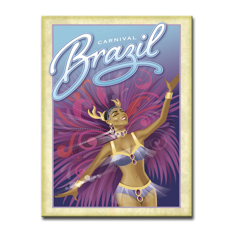 Carnival - Brazil' Wrapped Canvas Wall Art – Ready2HangArt