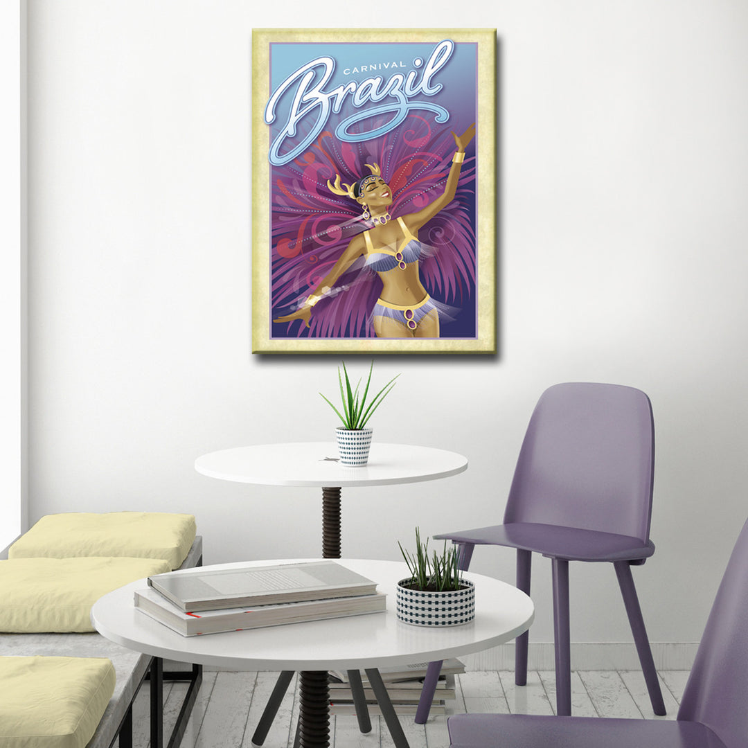 Carnival - Brazil' Wrapped Canvas Wall Art