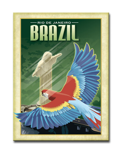 Rio de Janeiro - Brazil' Wrapped Canvas Wall Art