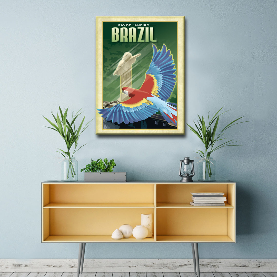 Rio de Janeiro - Brazil' Wrapped Canvas Wall Art