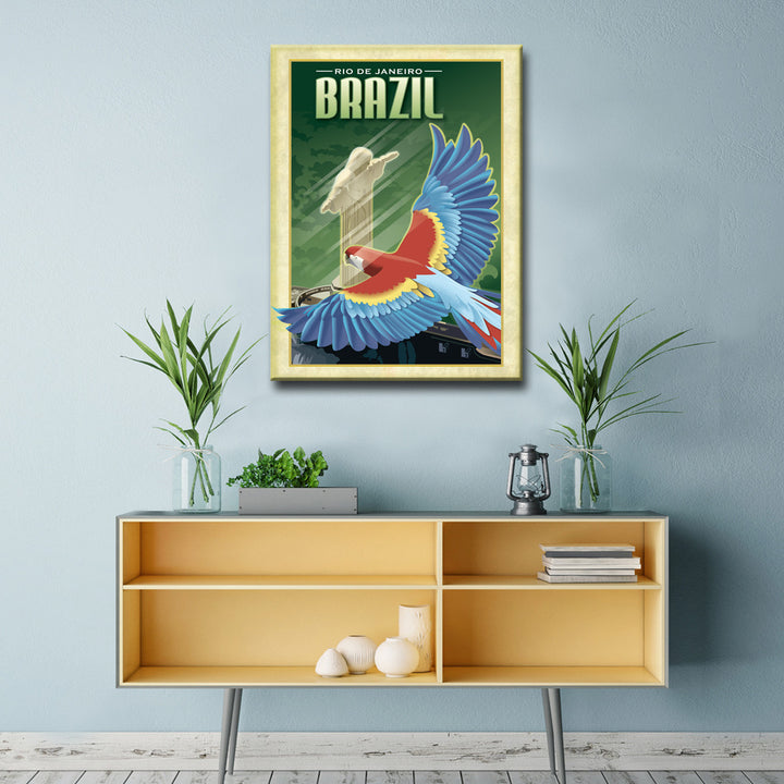 Rio de Janeiro - Brazil' Wrapped Canvas Wall Art