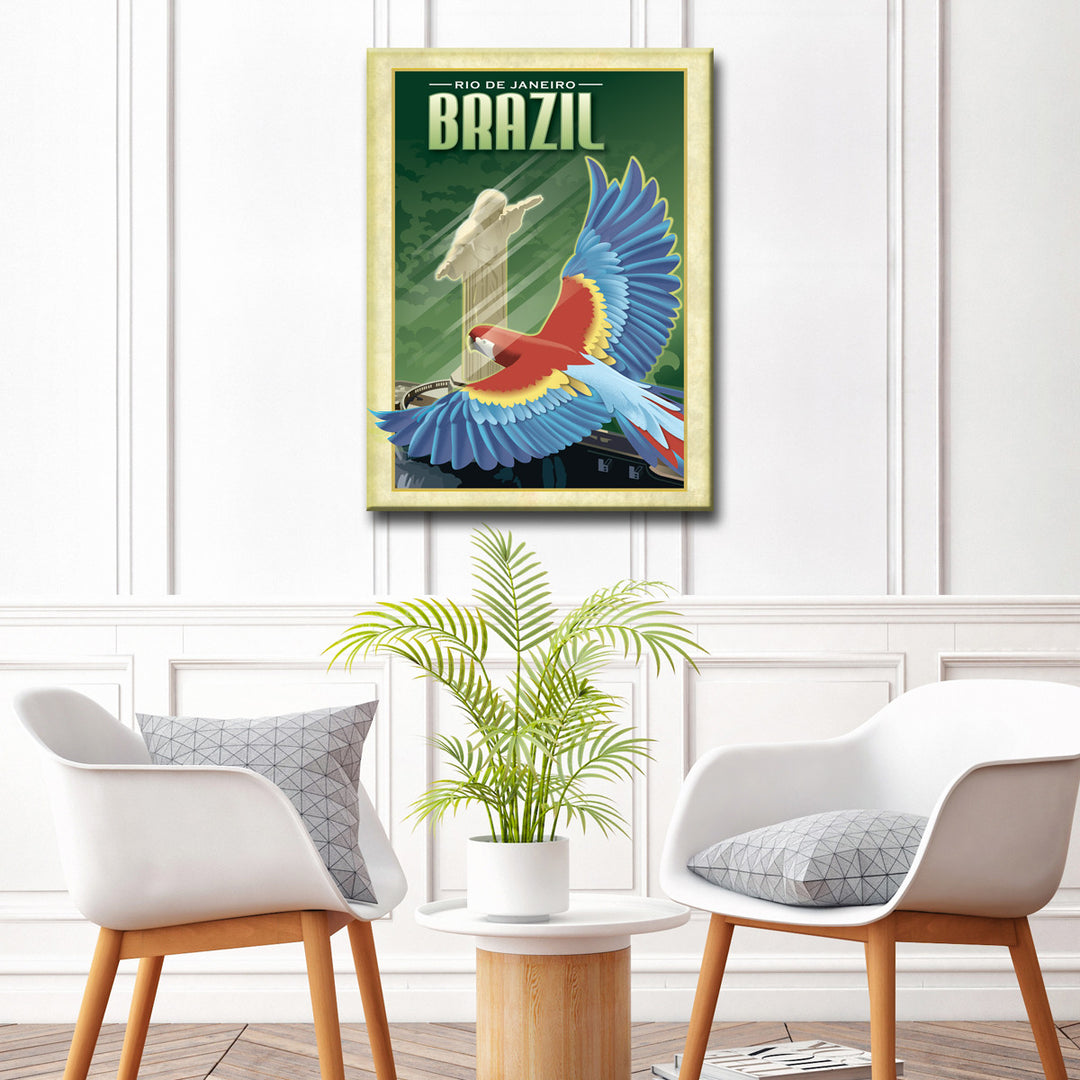 Rio de Janeiro - Brazil' Wrapped Canvas Wall Art