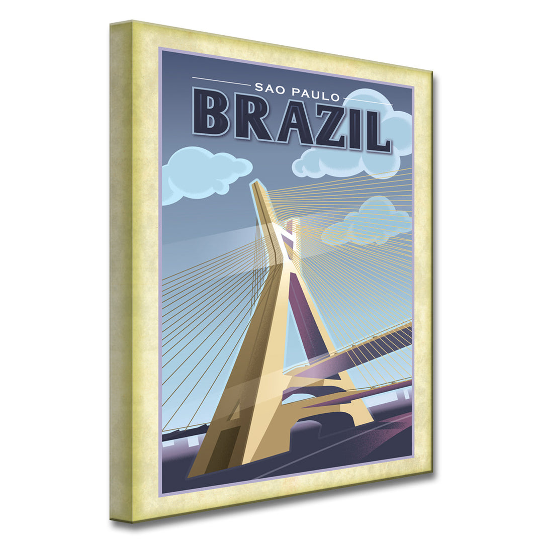Sao Paulo - Brazil' Wrapped Canvas Wall Art
