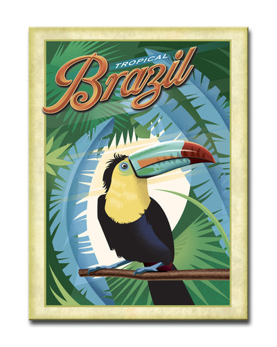 Tropical - Brazil' Wrapped Canvas Wall Art