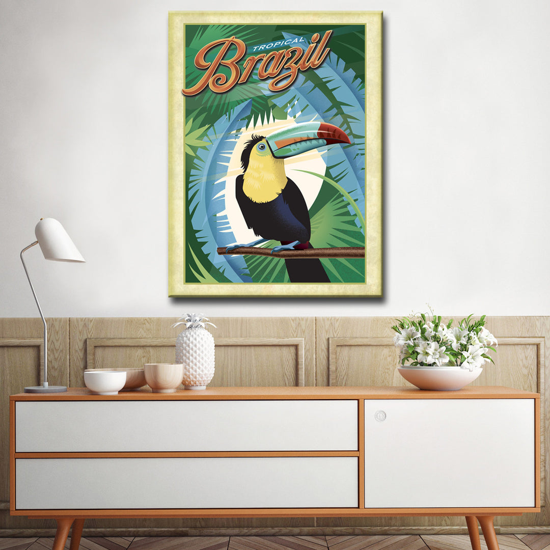 Tropical - Brazil' Wrapped Canvas Wall Art