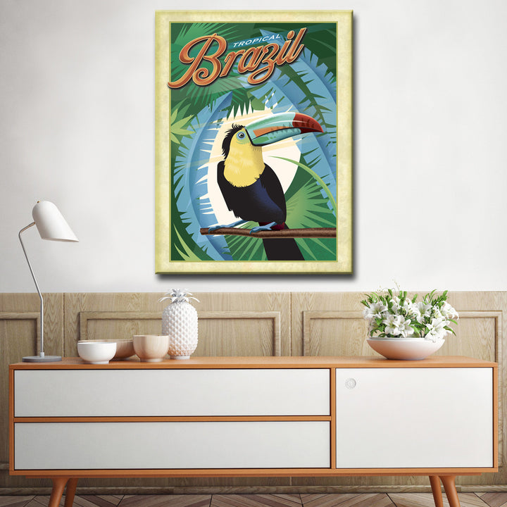 Tropical - Brazil' Wrapped Canvas Wall Art