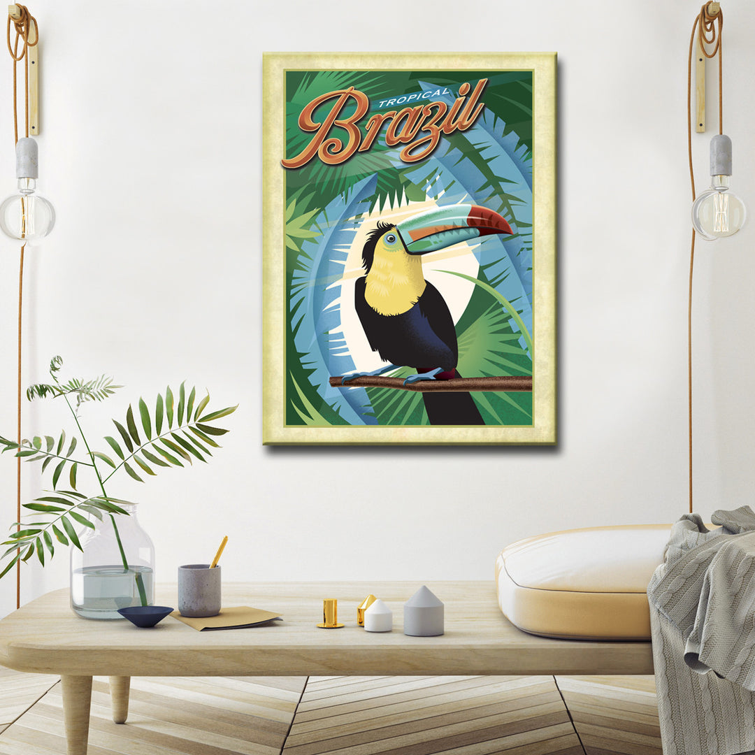 Tropical - Brazil' Wrapped Canvas Wall Art