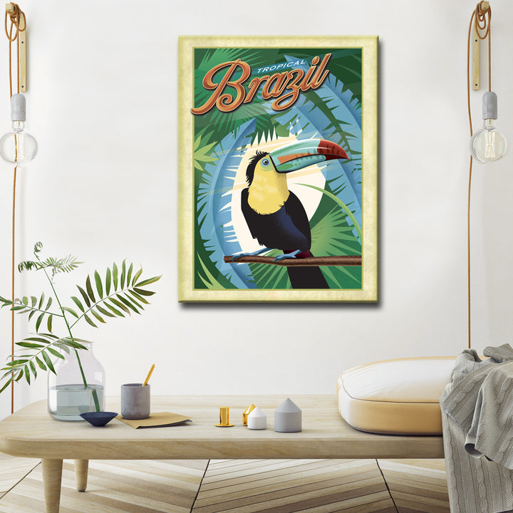 Tropical - Brazil' Wrapped Canvas Wall Art