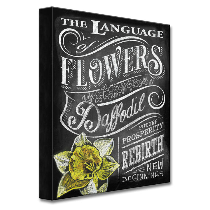 LOF - Daffodil' Wrapped Canvas Wall Art