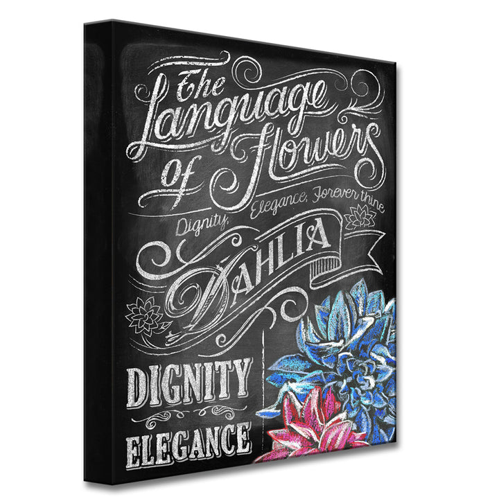 LOF - Dahlia' Wrapped Canvas Wall Art