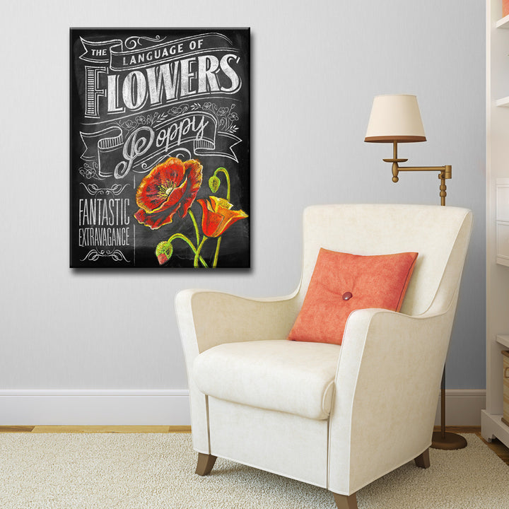 LOF - Poppies' Wrapped Canvas Wall Art