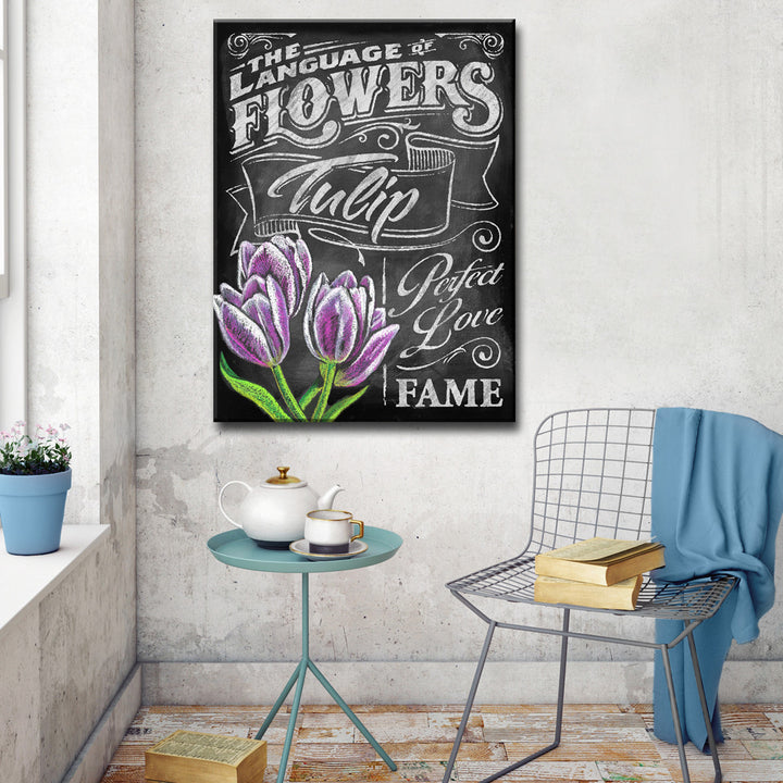 LOF - Tulip' Wrapped Canvas Wall Art