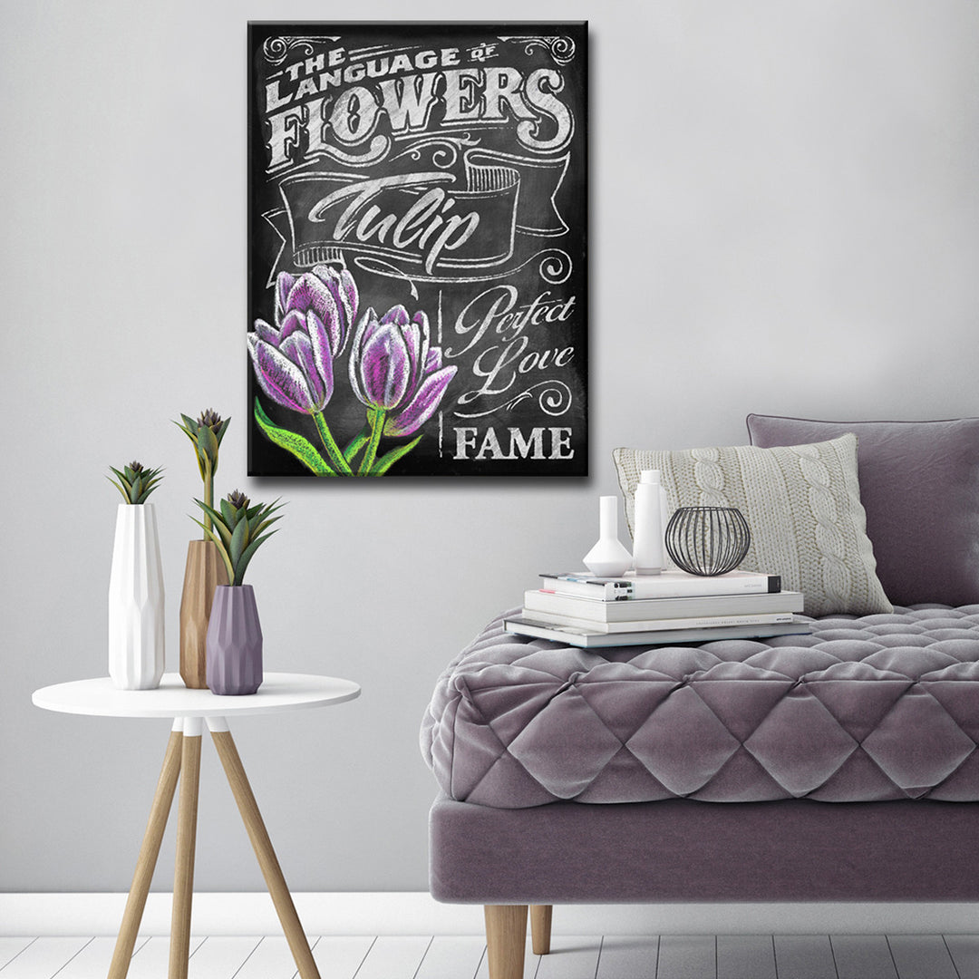 LOF - Tulip' Wrapped Canvas Wall Art