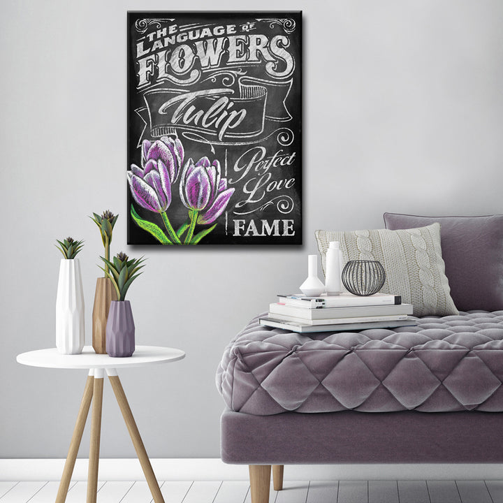 LOF - Tulip' Wrapped Canvas Wall Art