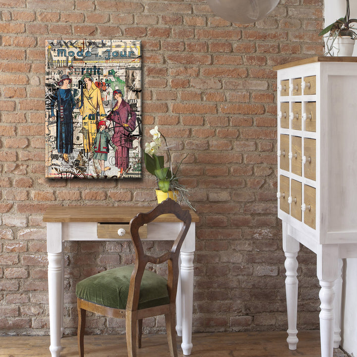Urban Fashion XI' Wrapped Canvas Wall Art