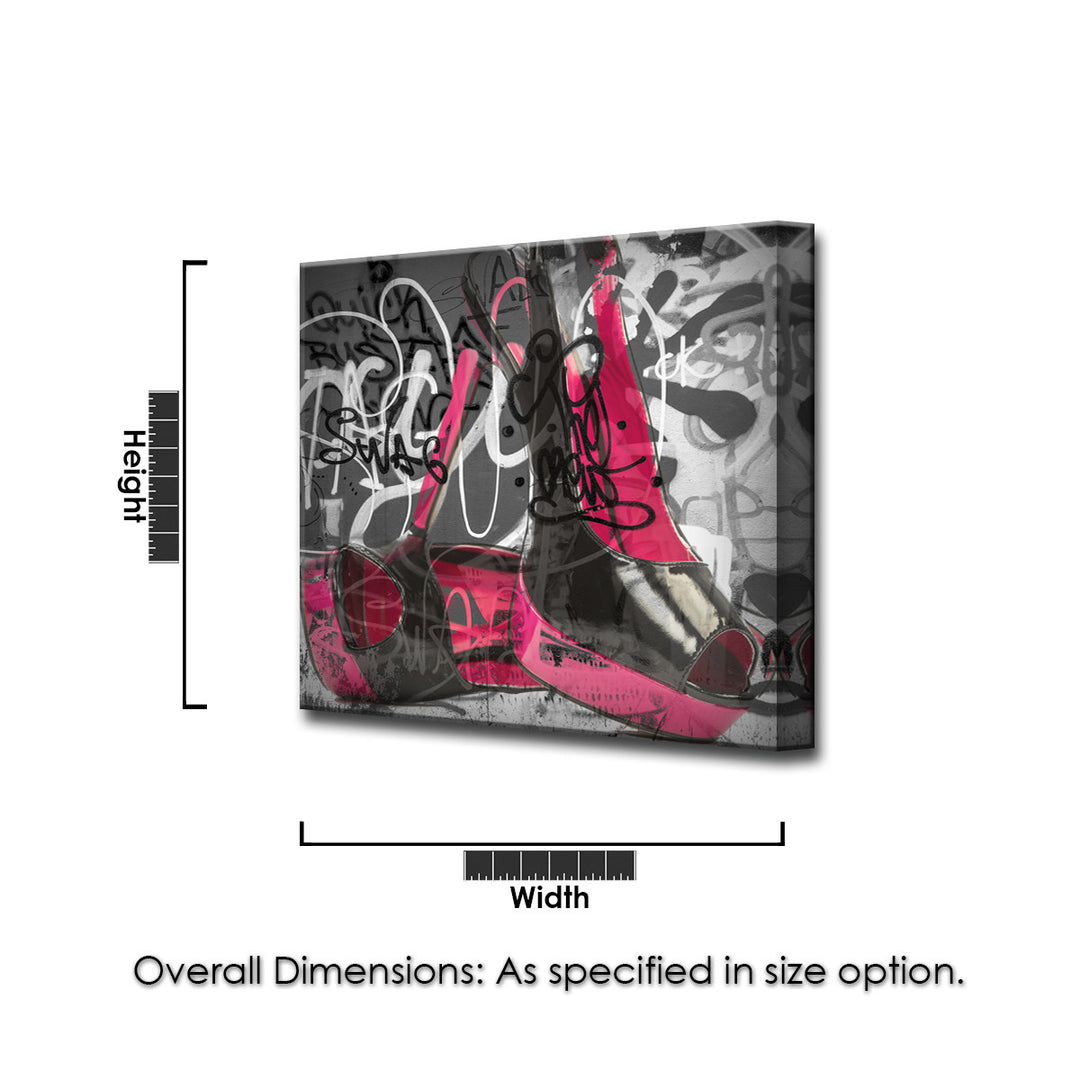 Urban Fashion XVI' Wrapped Canvas Wall Art